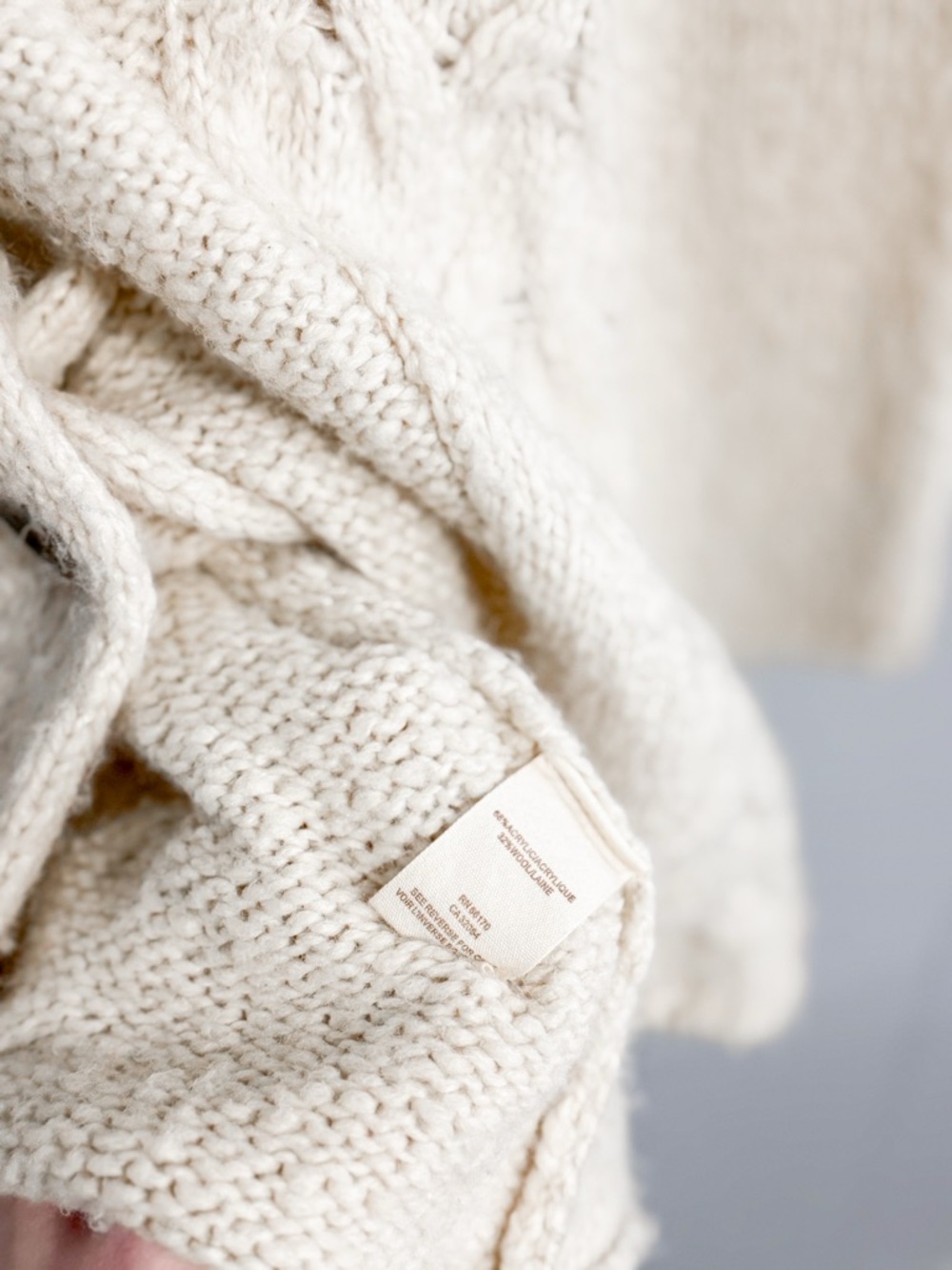 SOLD Free People Far Away Cable Knit Cardigan - Picture 8 of 9